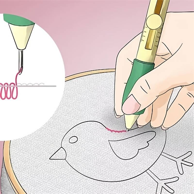 Whale Pattern Punch Needle Kit With An Embroidery Pen And - Temu